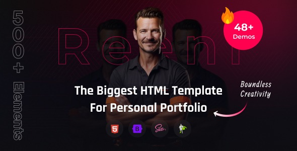 Reeni - Personal Portfolio HTML Template