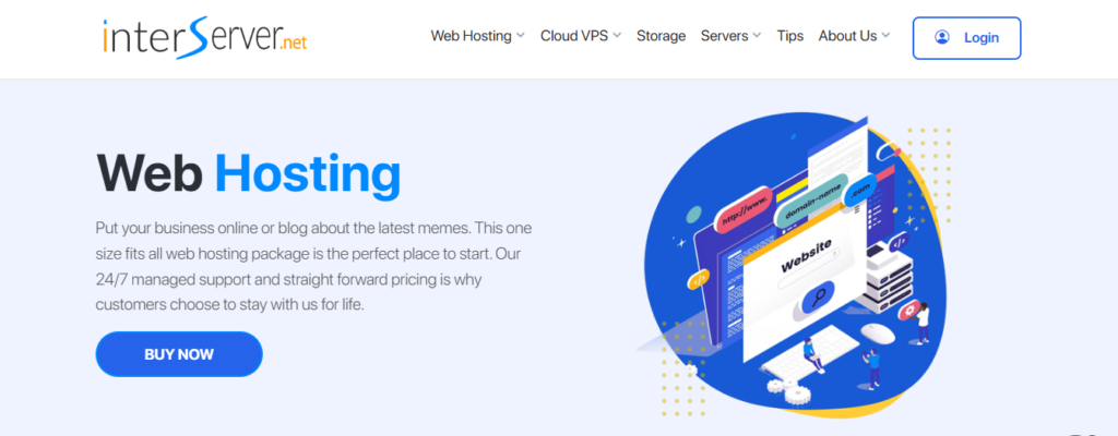 Interserver cpanel hosting