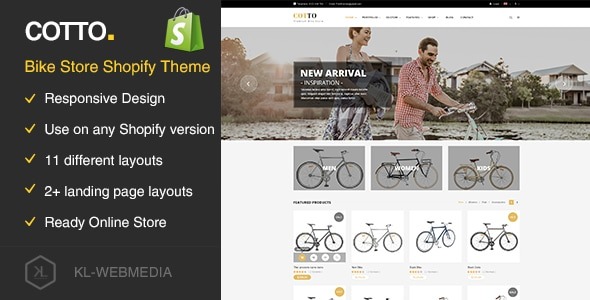 Cotto - Bike Store Shopify Theme
