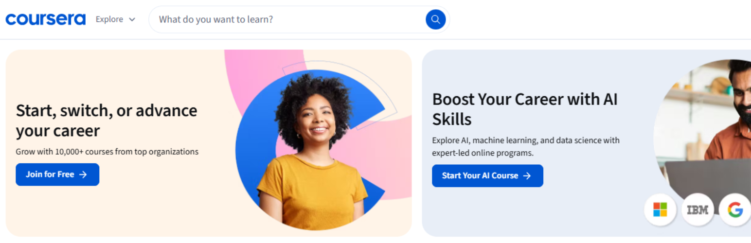 Coursera Learning platform