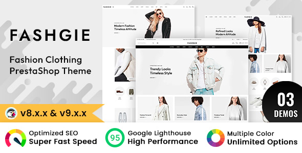 Fashgie Fashion Clothing Store PrestaShop Theme