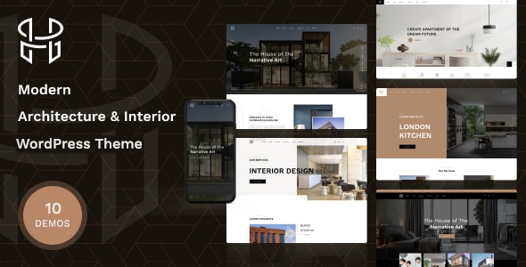 Hellix  Modern Architecture & Interior Figma Template