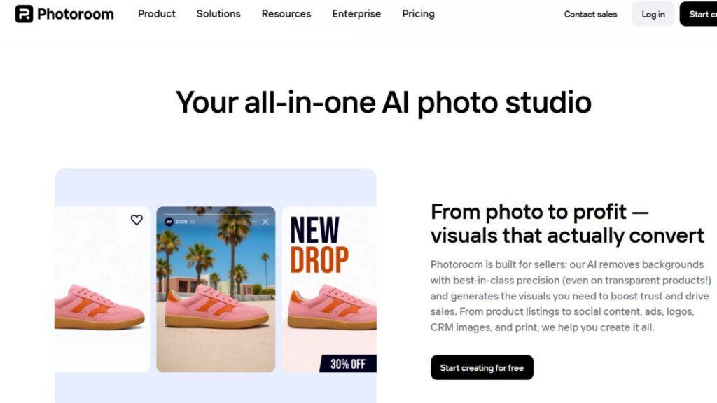 photoroom, Best Free AI Photo Editor