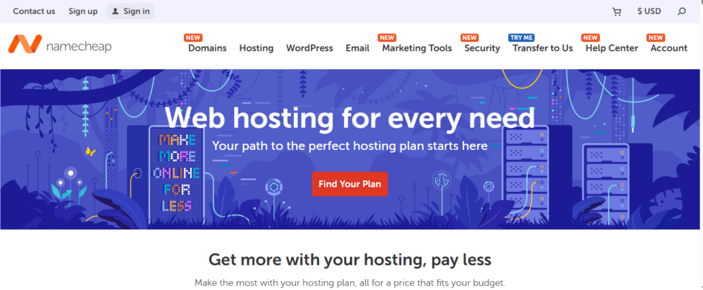 namecheap hosting
