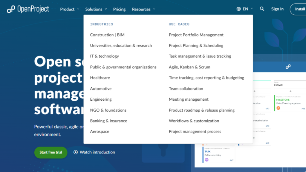 Open Project
