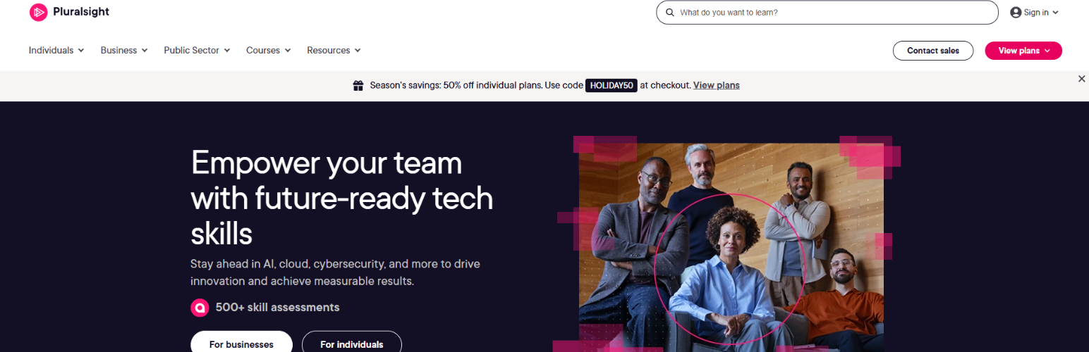 pluralsight Learning platform