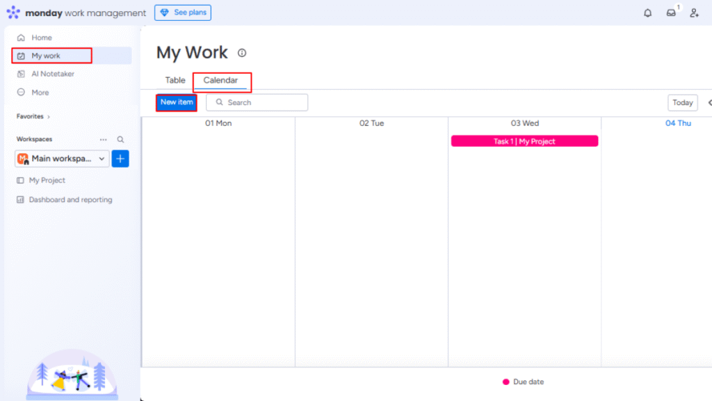 Using Timelines and Calendars in Monday Project Management Software 