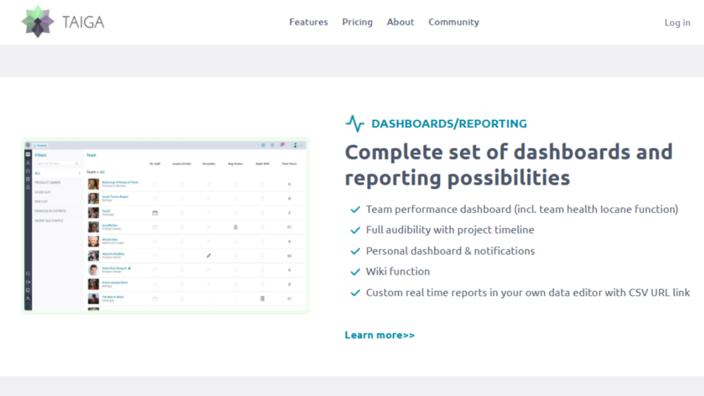 Wiki & Documentation in Taiga 