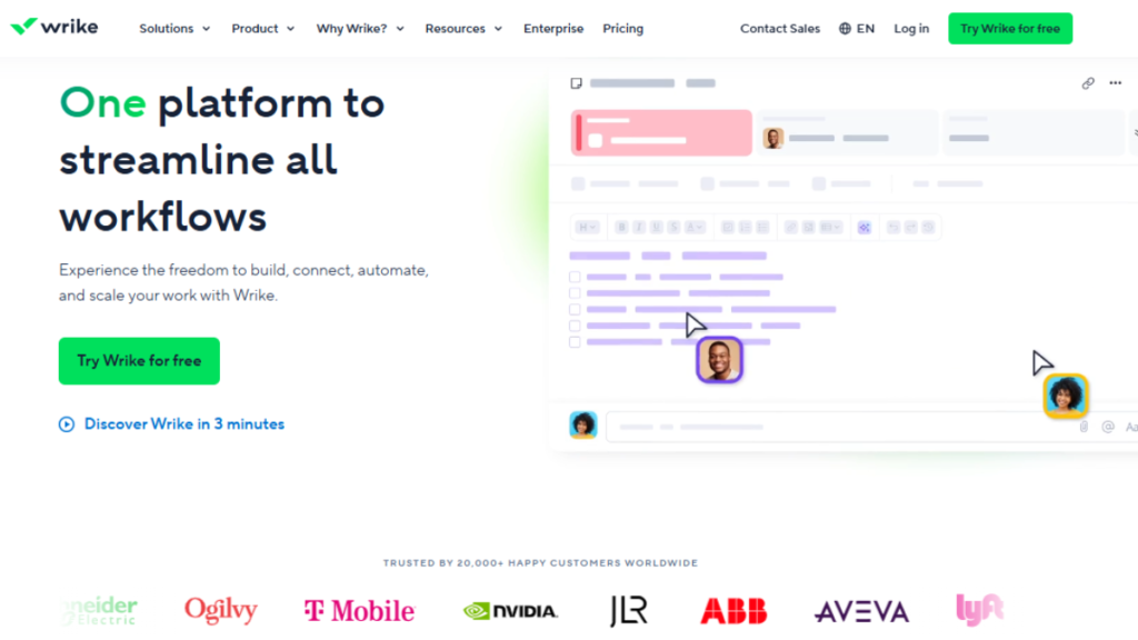 Wrike A Free Online Project Management Tool.