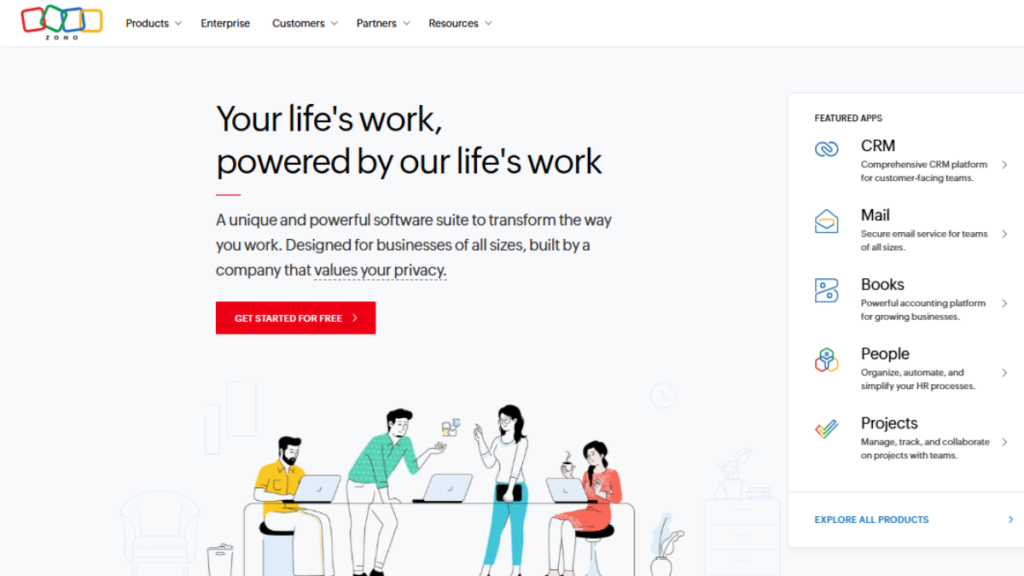 Zoho Projects Online Tool
