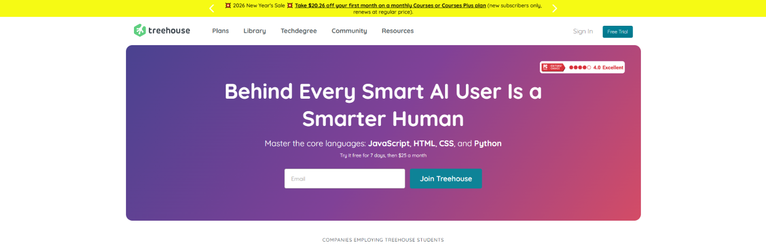 Treehouse Learning Platform