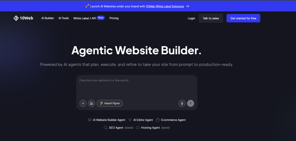10Web AI Website Builder