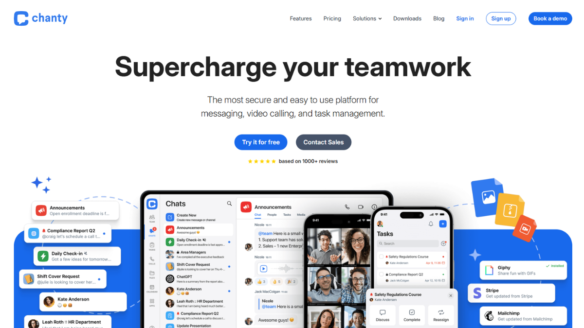 Chanty communication tool
