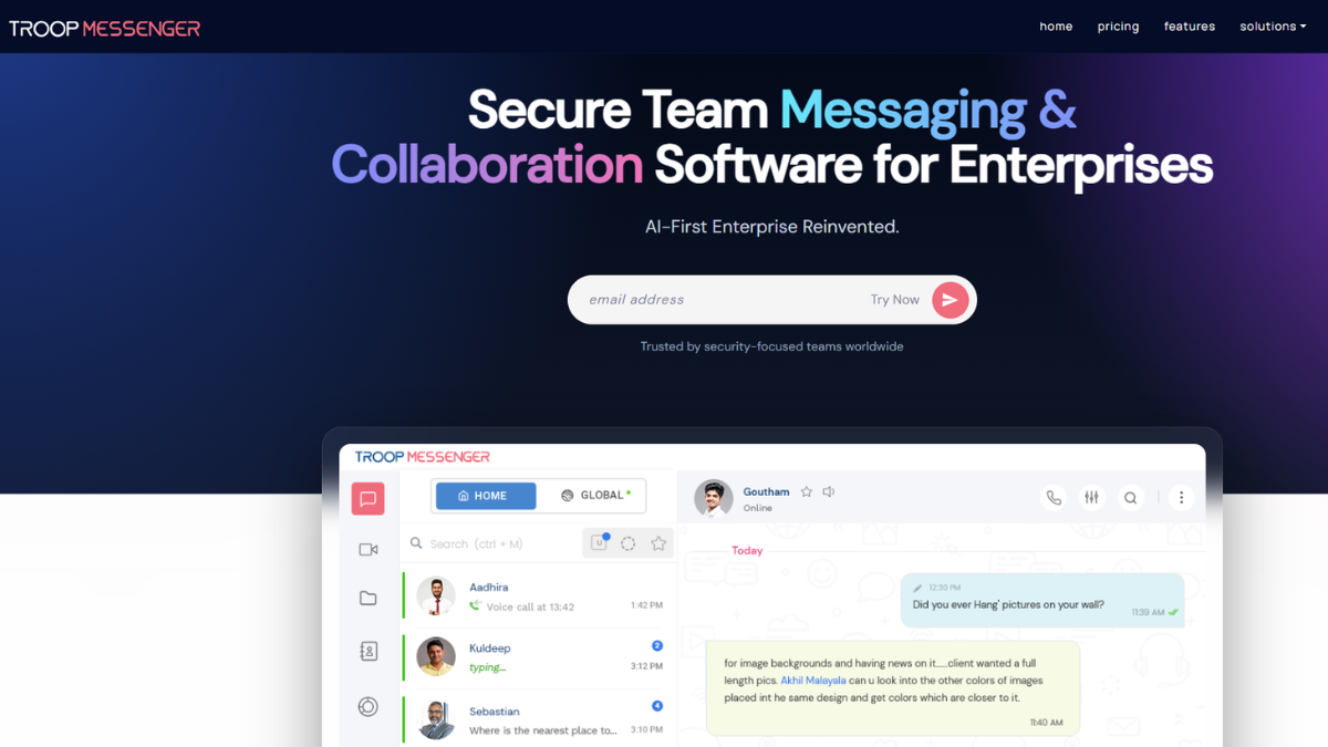 Troop Messenger best communication software tool