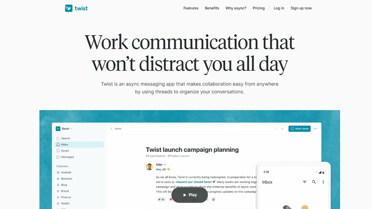 Twist best communication software tool